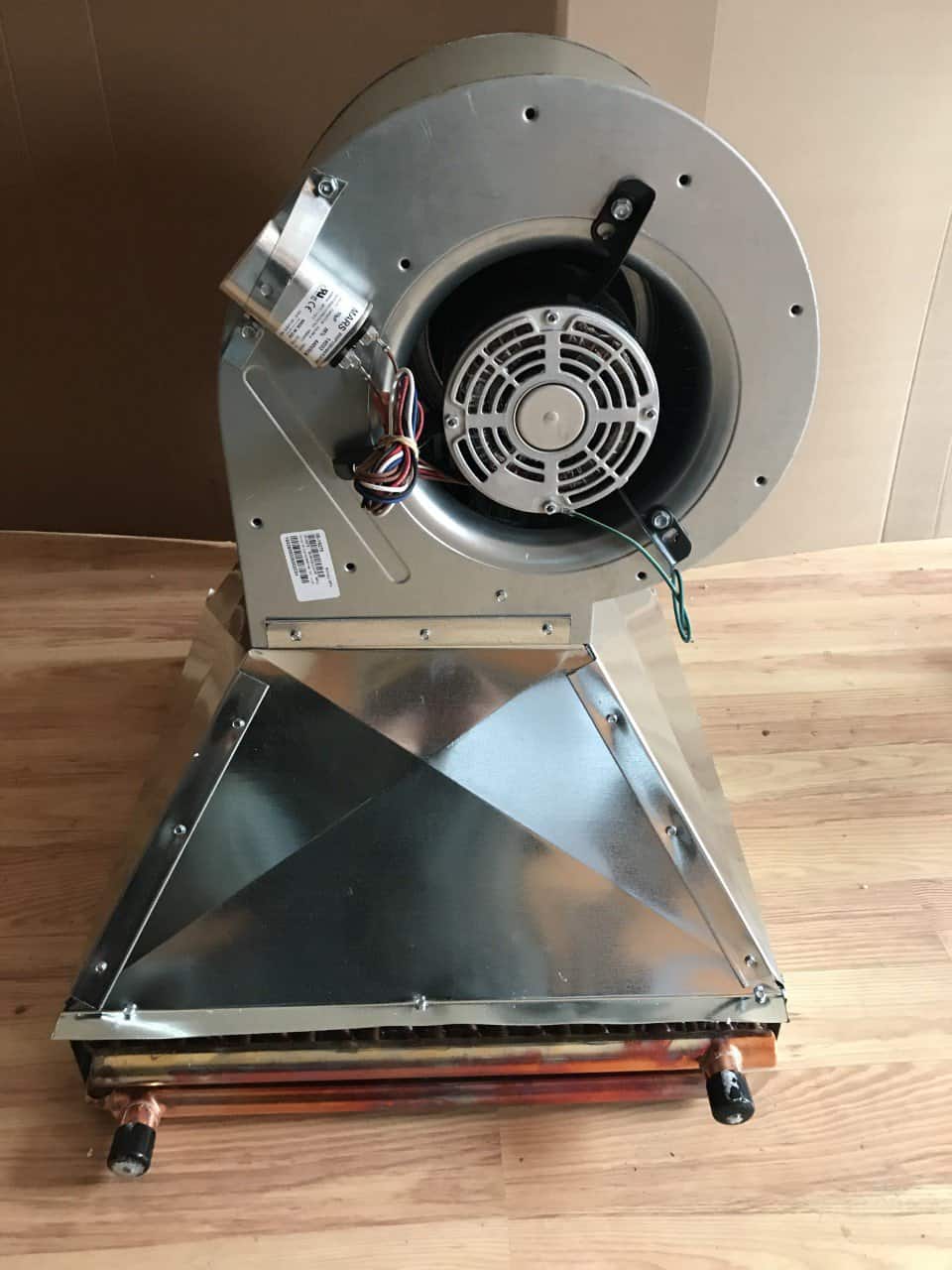 Squirrel Cage Style Hanging Hydronic Garage / Shop Heater 269,000 BTU AIR HANDLER 22x25 - Image 5