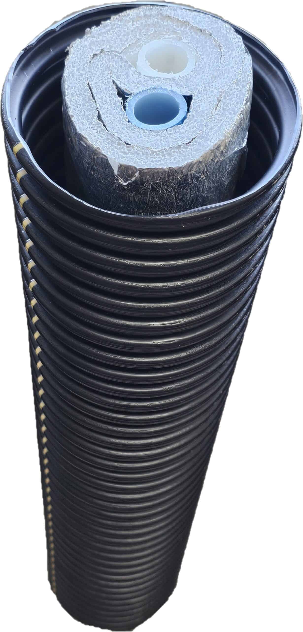 1" American Royall Double Insulated Undergroud Pex Tubing in 5" ID tile - 350 Foot Roll